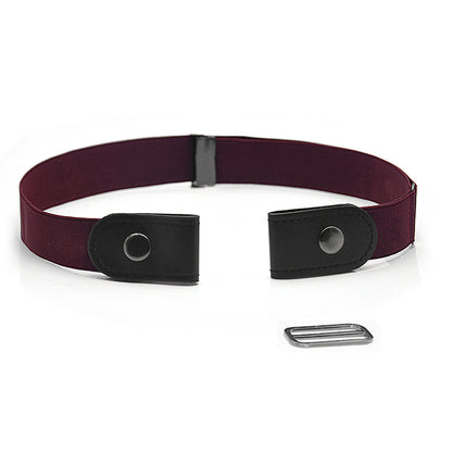 Elastic elastic buckle-free belt