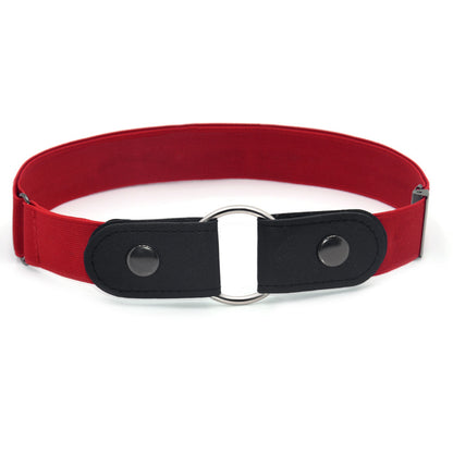 Elastic elastic buckle-free belt