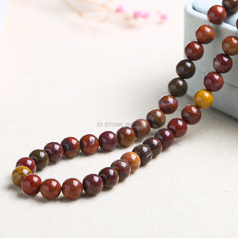 Joyería DIY con cuentas sueltas de jaspe rojo 
