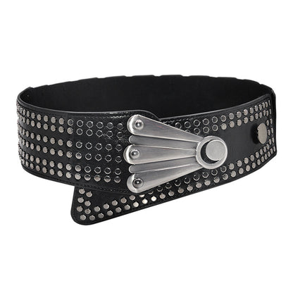 Punk style elastic belt wholesale