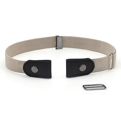 Elastic elastic buckle-free belt