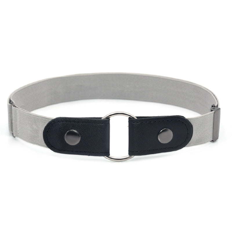 Elastic elastic buckle-free belt
