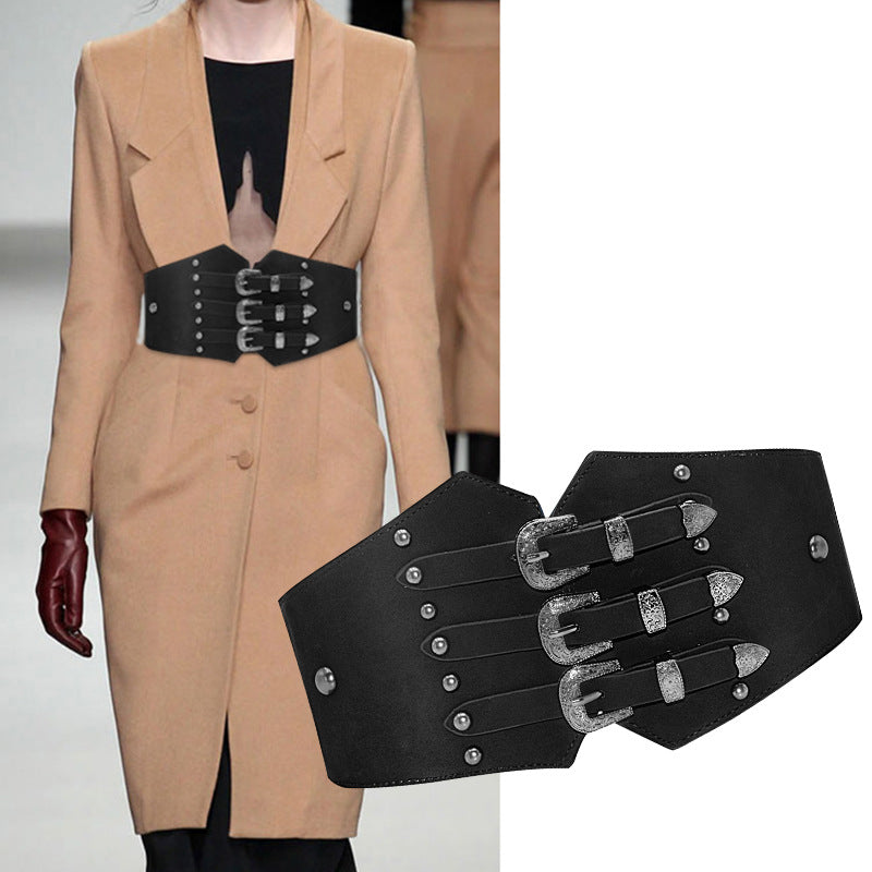 Belt elastic waist seal