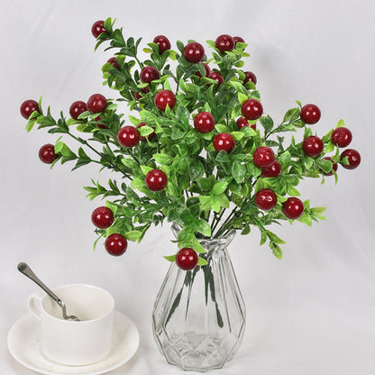 Simulation 7-pronged red fruit