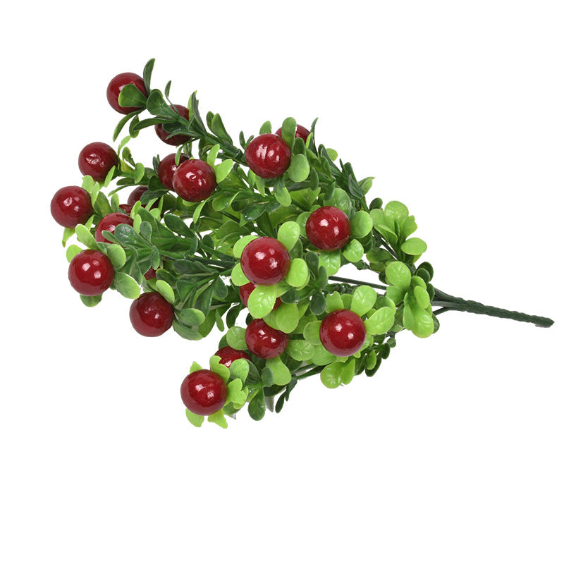 Simulation 7-pronged red fruit