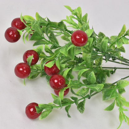 Simulation 7-pronged red fruit
