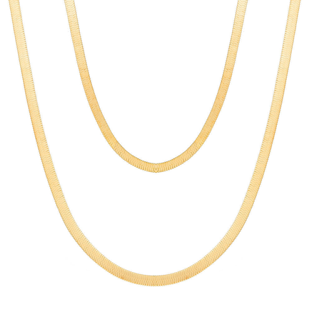 Multi-Layer Snake Bone Necklace