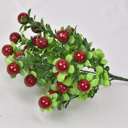Simulation 7-pronged red fruit