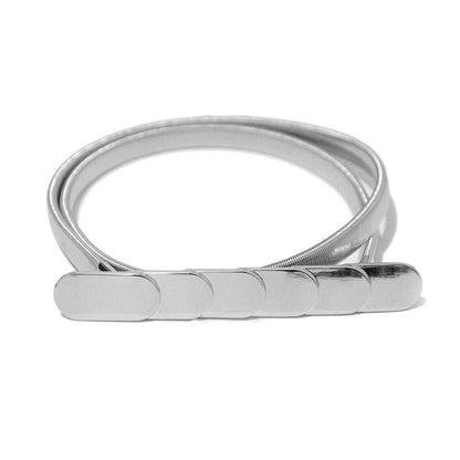 Double ring buckle elastic waist chain