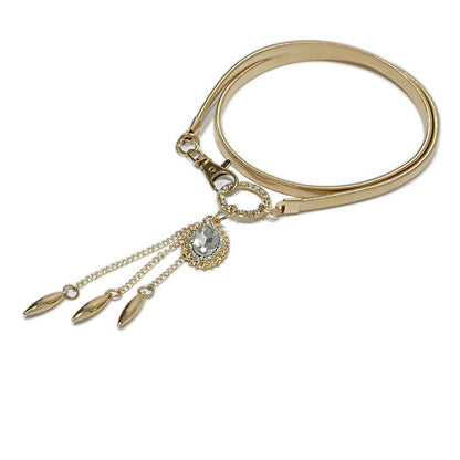 fashion Metal spring waist chain
