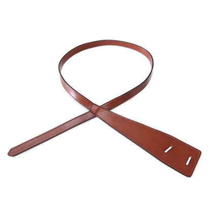 Double layer real cowhide wide waist seal