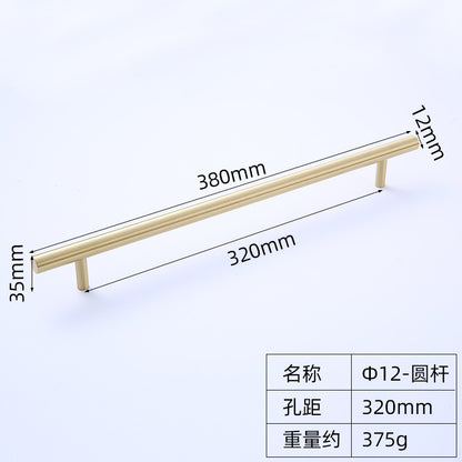 Gold single hole extended handle