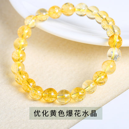 Pulsera de cristal de palomitas de maíz de 4 a 12 mm 