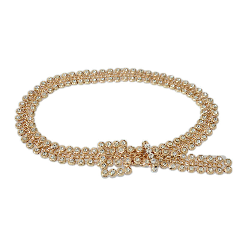 Personalized metal belt for women