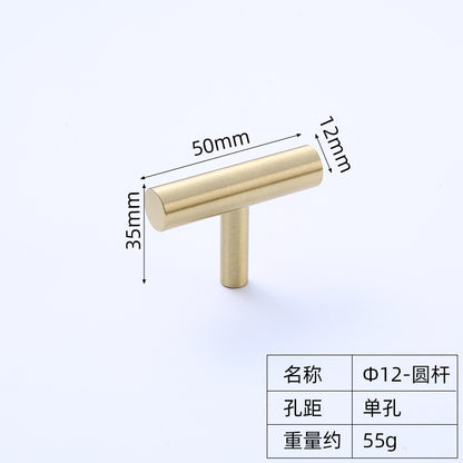 Gold single hole extended handle