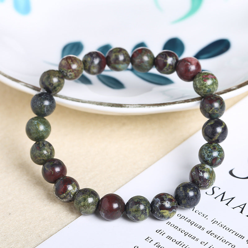 Dragon blood stone bracelet DIY