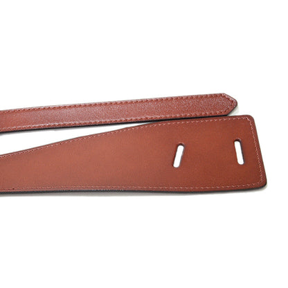 Double layer real cowhide wide waist seal