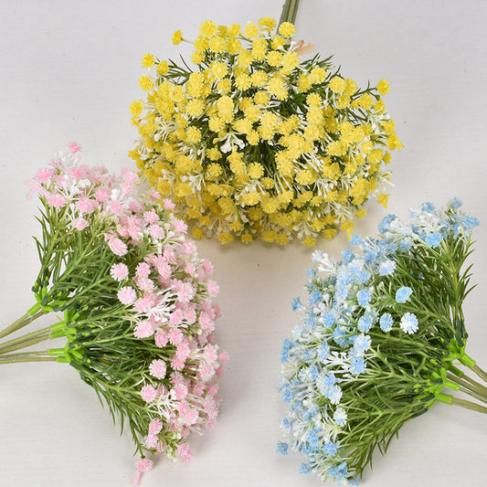 7-piece hand-felt baby's breath bouquet