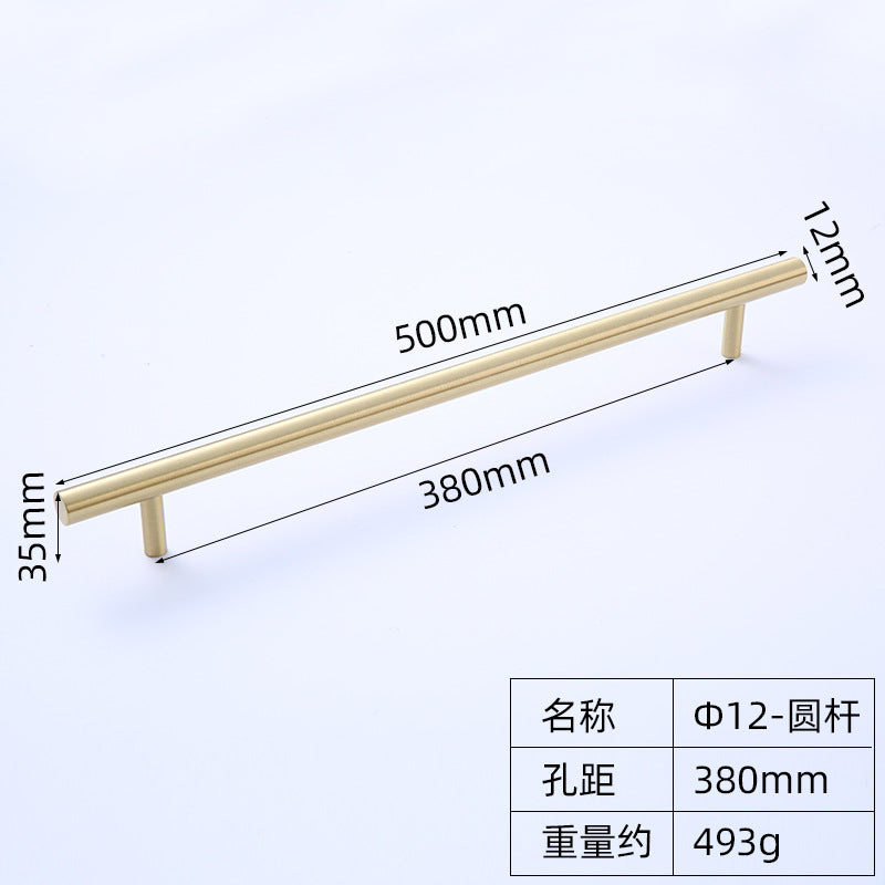 Gold single hole extended handle