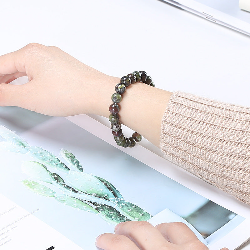 Dragon blood stone bracelet DIY