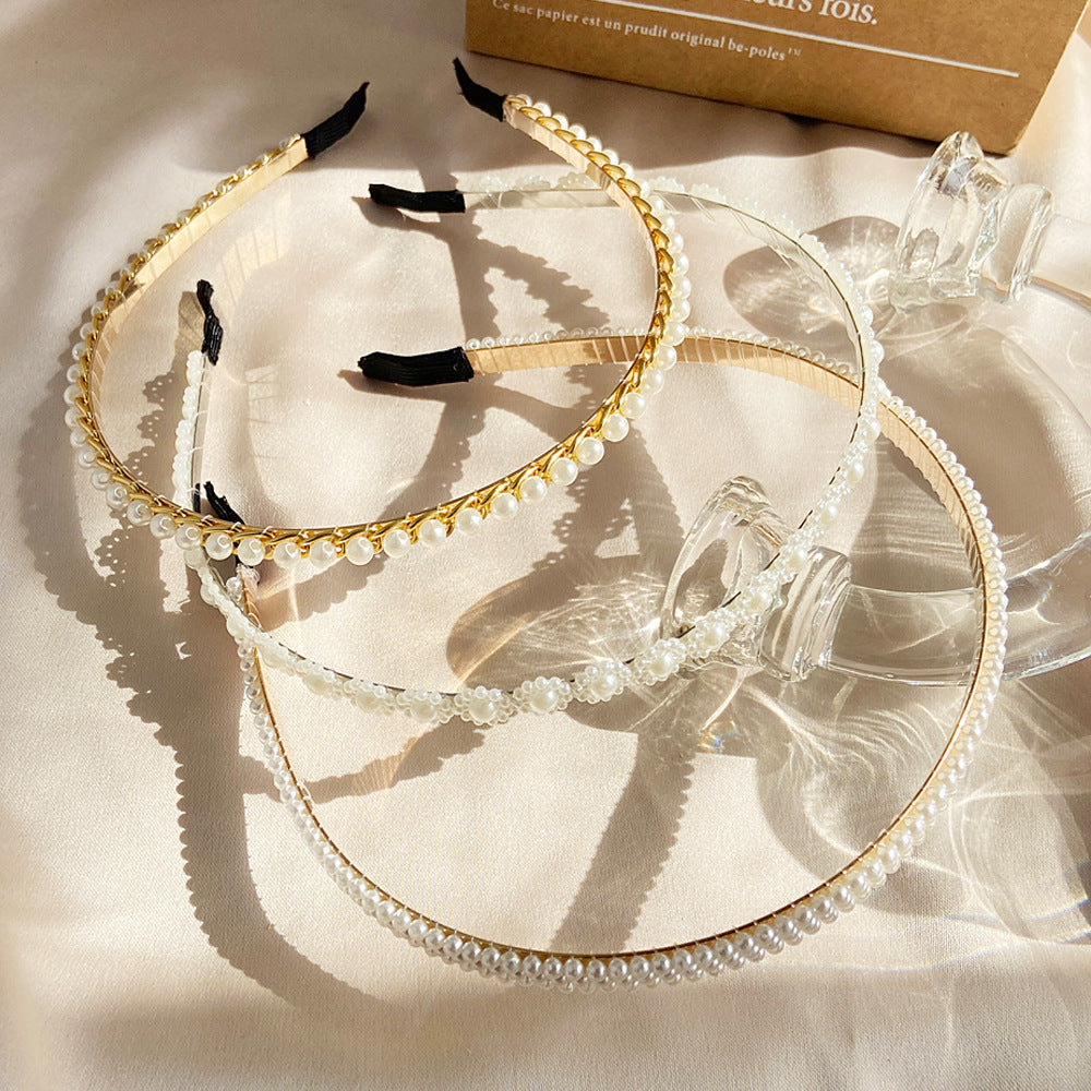 Pearl Knot Headband & Hairpin