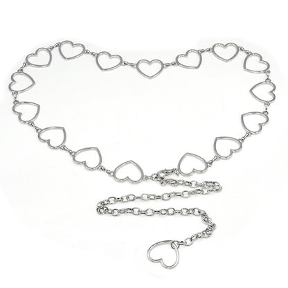European and American fashion love waist chain