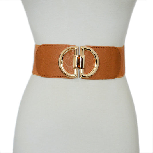 Semicircular ring buckle elastic wide waist seal