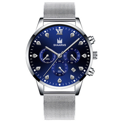 Business Calendar Quartz Belt Watch