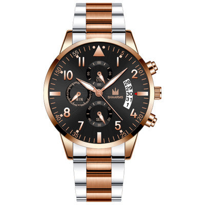 Business Calendar Quartz Watch Men's