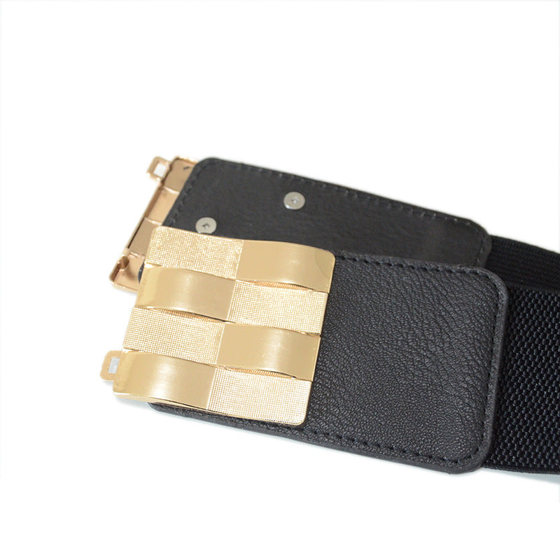 Square elastic wide waist seal