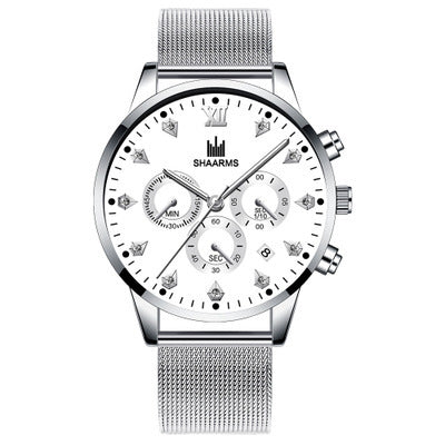 Business Calendar Quartz Belt Watch