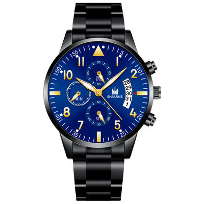Business Calendar Quartz Watch Men's