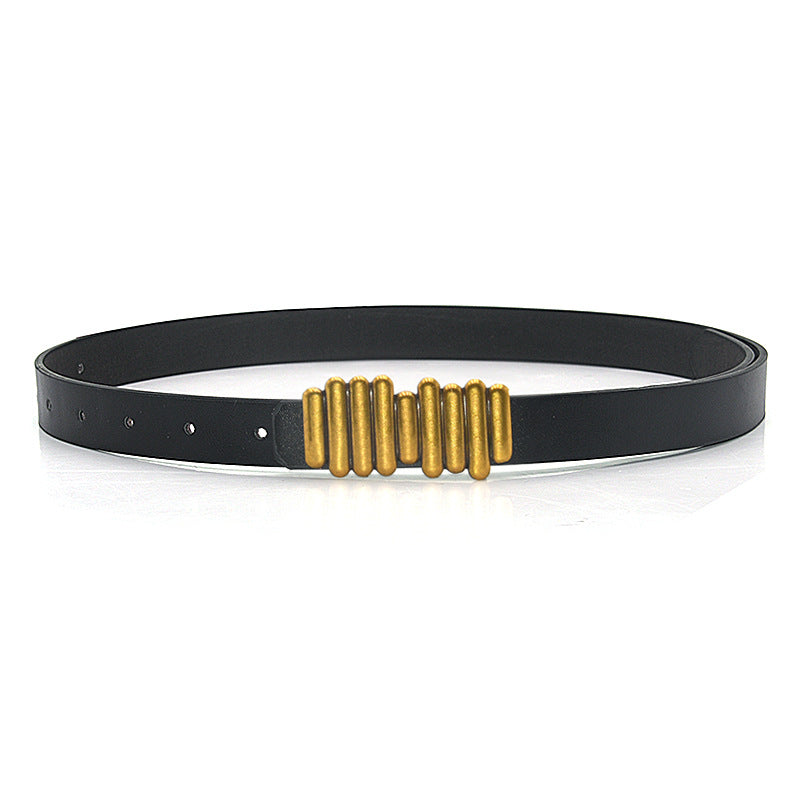Snap belt fashion trend