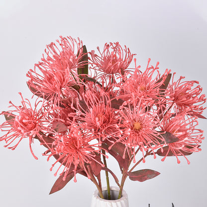 Colorful pincushion flower crab claw chrysanthemum artificial flower