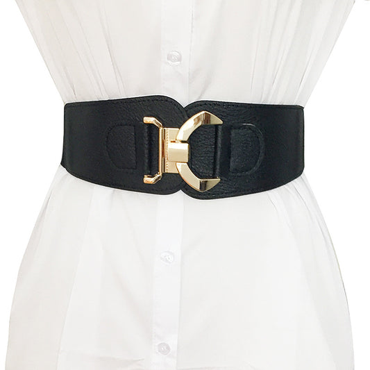 Gold buckle hook buckle four seasons belt