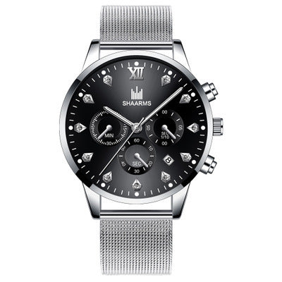 Business Calendar Quartz Belt Watch