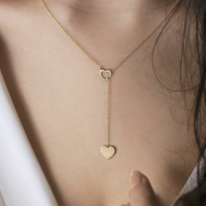 Heart Love Y-Shaped Necklace