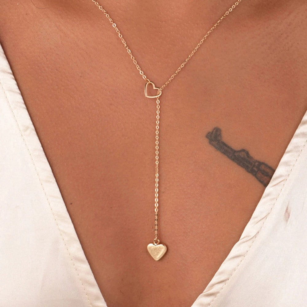Heart Love Y-Shaped Necklace
