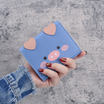 Cartoon cute student wallet