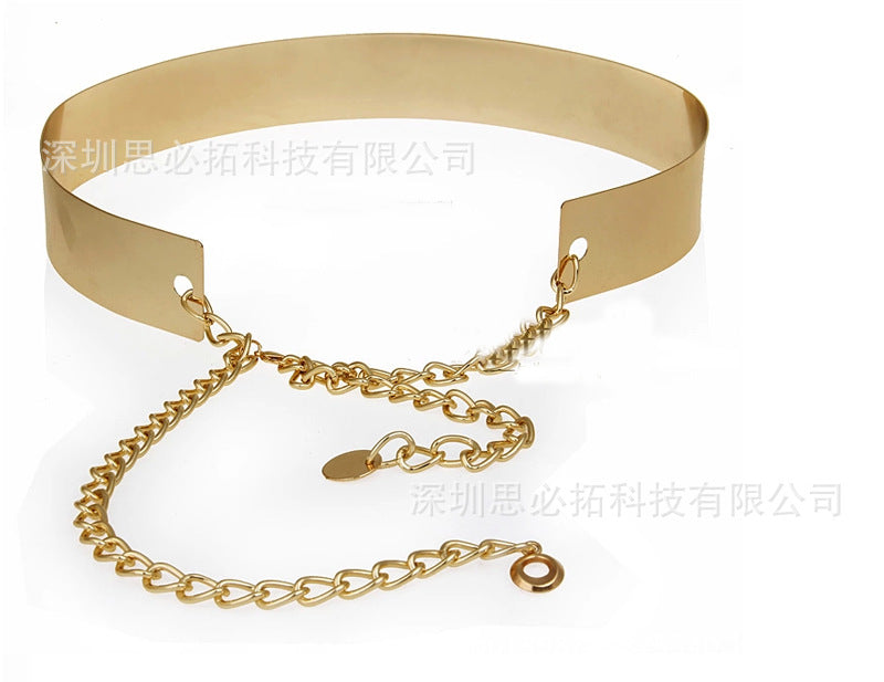 Chain iron sheet full metal sheet belt