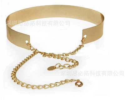 Chain iron sheet full metal sheet belt