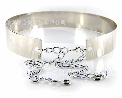 Chain iron sheet full metal sheet belt