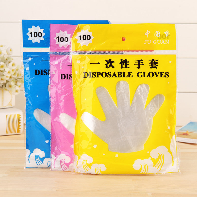 Disposable Gloves Plastic 100pcs