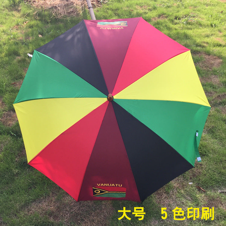 27 Inch 10 Rib Rainbow Umbrella Advertising Gift Umbrella