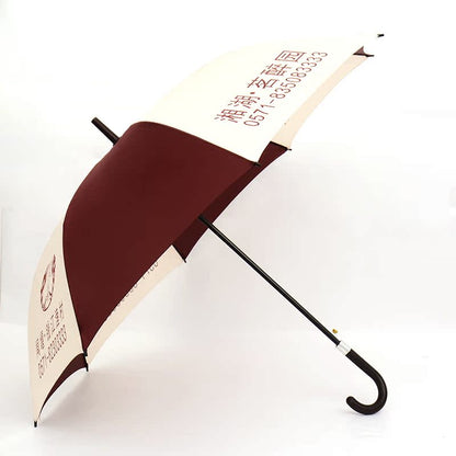 70cm Double Rib Umbrella Two-Tone Long Handle Umbrella