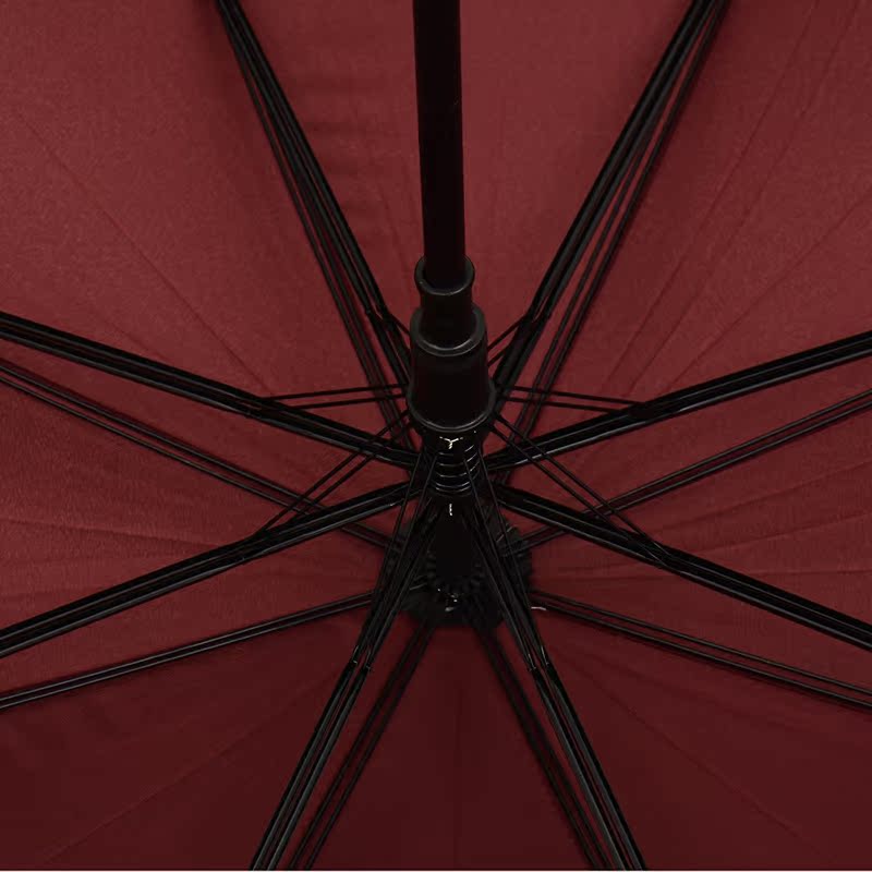 Paraguas publicitario de 8 varillas y 70 cm con mango largo y doble varilla 