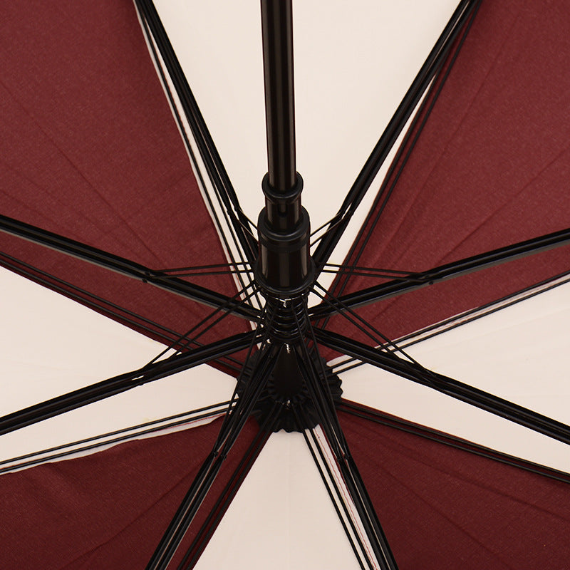 70cm Double Rib Umbrella Two-Tone Long Handle Umbrella