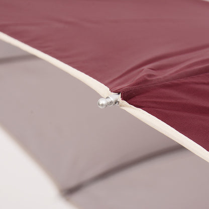 8 Rib Automatic Silver Coated Umbrella Business Long Handle Umbrella