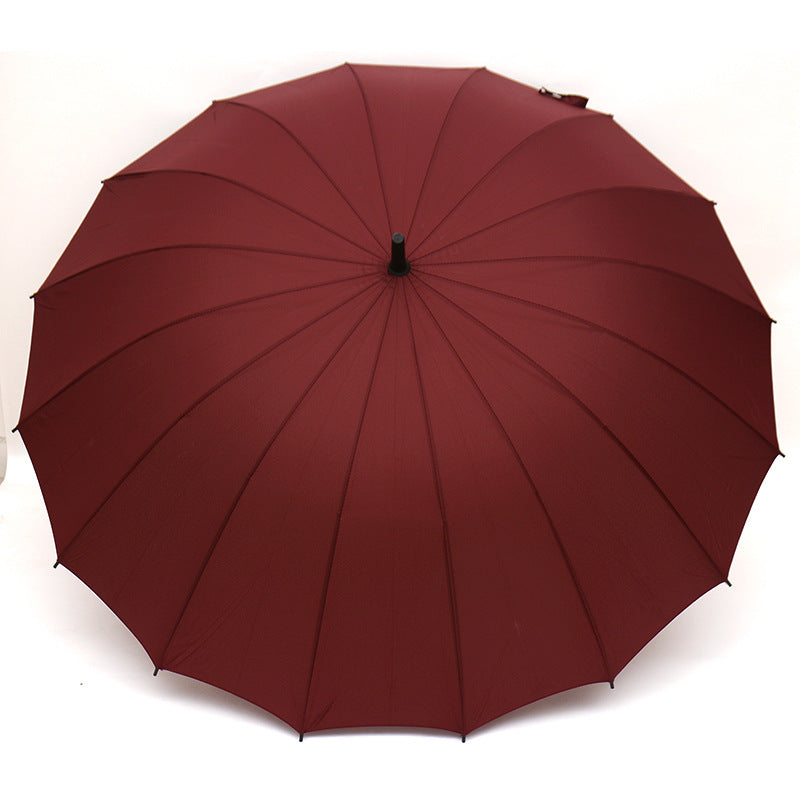 70cm 16K Impact Resistant Long Handle Business Umbrella