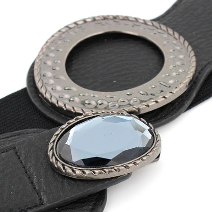 Black and red elastic elastic belt